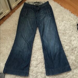 Joe’s wide legs trouser Women's Blue Jeans size 24w jn1